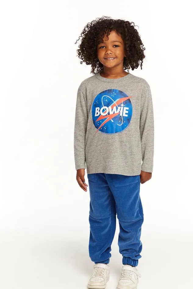 Kids Boys Chaser Brand Zipper Leg Peacock Blue Jogger