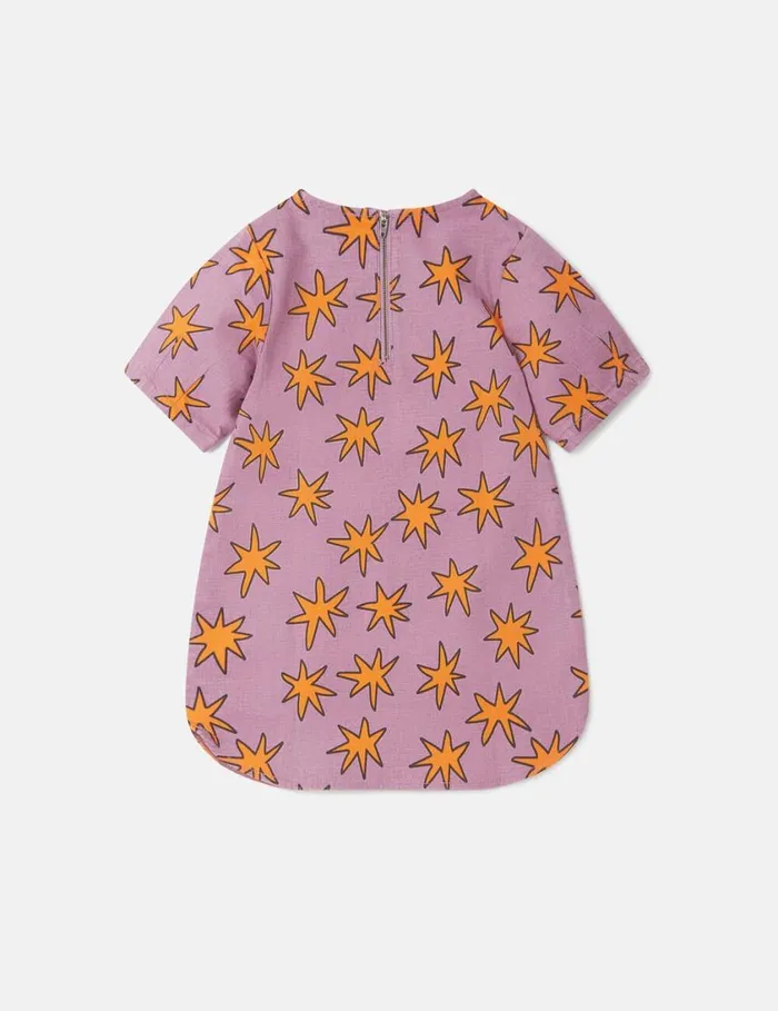 Kids Bright Stars Fringed Dress Violet Multi Stella McCartney Dresses and Jumpsuits Kids Bright Stars Fringed Dress Violet Multi Stella McCartney Dresses and Jumpsuits