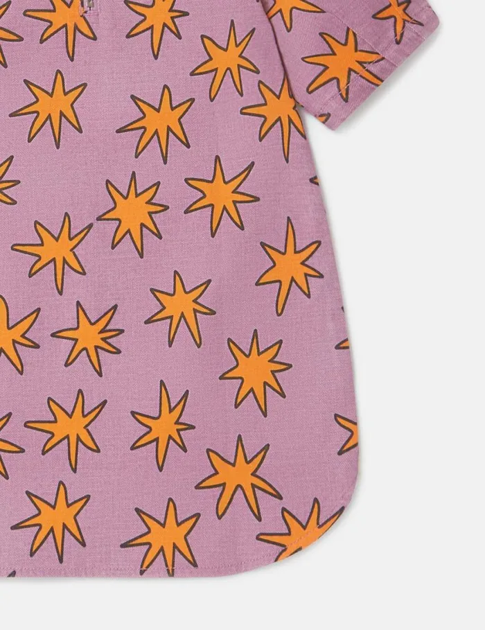 Kids Bright Stars Fringed Dress Violet Multi Stella McCartney Dresses and Jumpsuits Kids Bright Stars Fringed Dress Violet Multi Stella McCartney Dresses and Jumpsuits