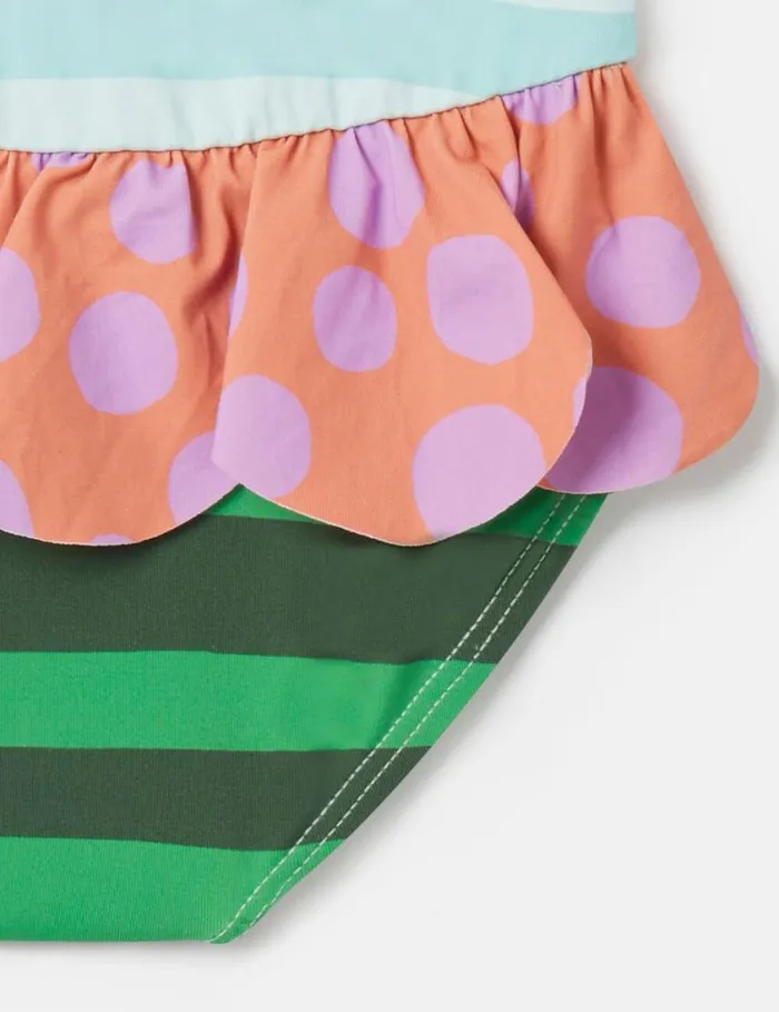 Kids Bumblebee Landscape Print Swimsuit Multicolour Stella McCartney Baby Girls Kids Bumblebee Landscape Print Swimsuit Multicolour Stella McCartney Baby Girls