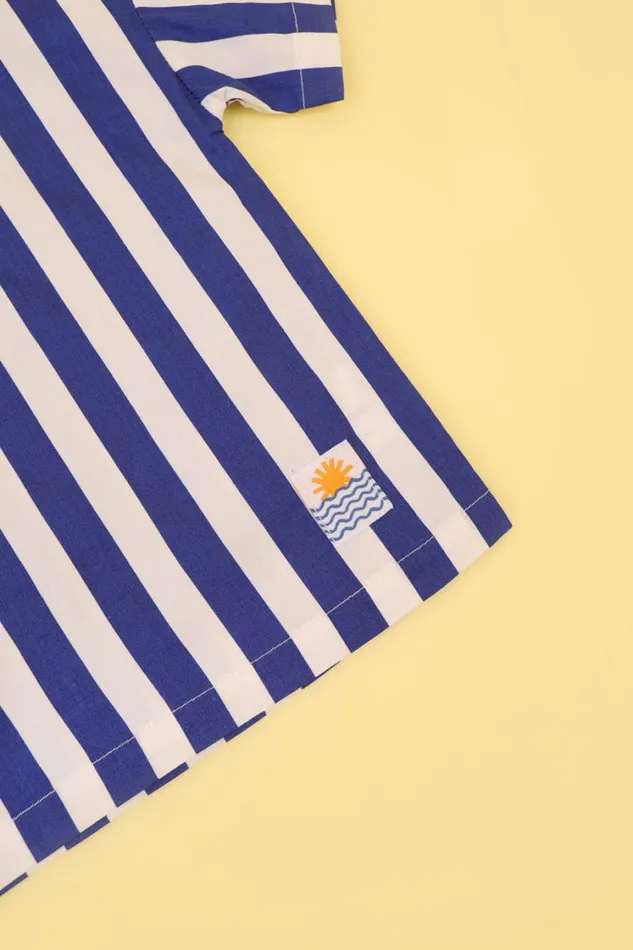 Kids Defoe Top Blue Stripe Shop LF Markey Kids