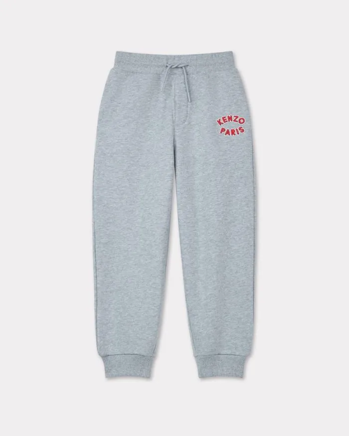 Kids Embroidered 039KENZO Tour039jogging Bottoms Misty Grey Kenzo Pants And Shorts
