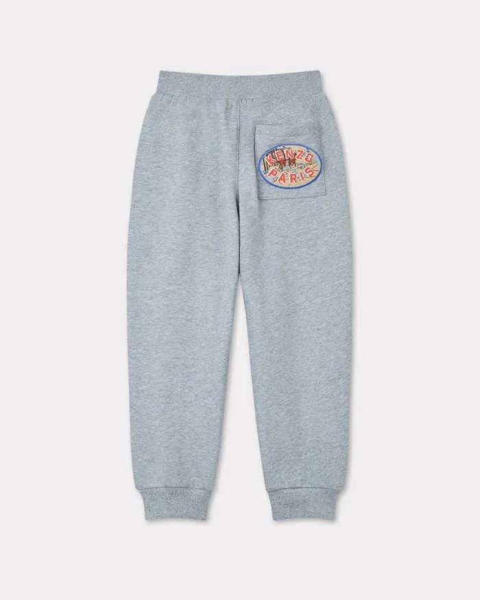 Kids Embroidered 039KENZO Tour039jogging Bottoms Misty Grey Kenzo Pants And Shorts