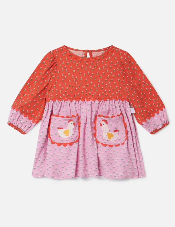 Kids Farmyard Appliqu Dress And Bloomers Set Multicolour Stella McCartney Baby Girls