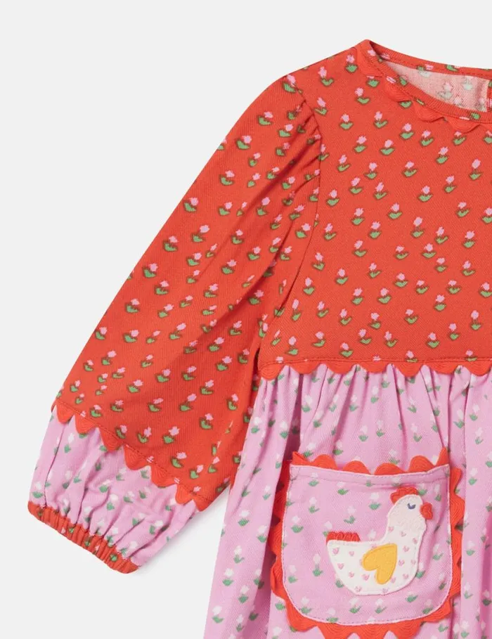 Kids Farmyard Appliqu Dress And Bloomers Set Multicolour Stella McCartney Baby Girls Kids Farmyard Appliqu Dress And Bloomers Set Multicolour Stella McCartney Baby Girls