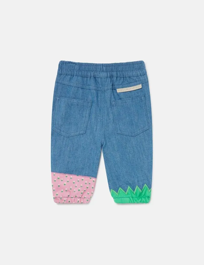 Kids Farmyard Appliqu Joggers Multicolour Stella McCartney Baby Girls