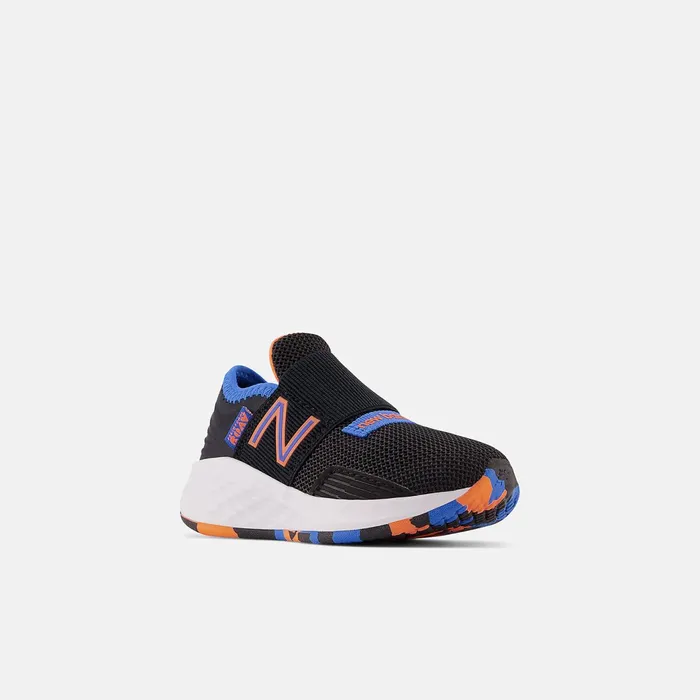 Kids Fresh Foam Roav SlipOn Black With Serene Blue And Vibrant Orange New Balance Size 0 8211 10