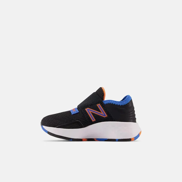 Kids Fresh Foam Roav SlipOn Black With Serene Blue And Vibrant Orange New Balance Size 0 8211 10