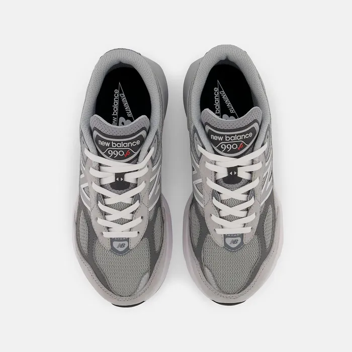 Kids FuelCell 990v6 Grey With Silver New Balance Size 35 8211 7 Kids FuelCell 990v6 Grey With Silver New Balance Size 35 8211 7
