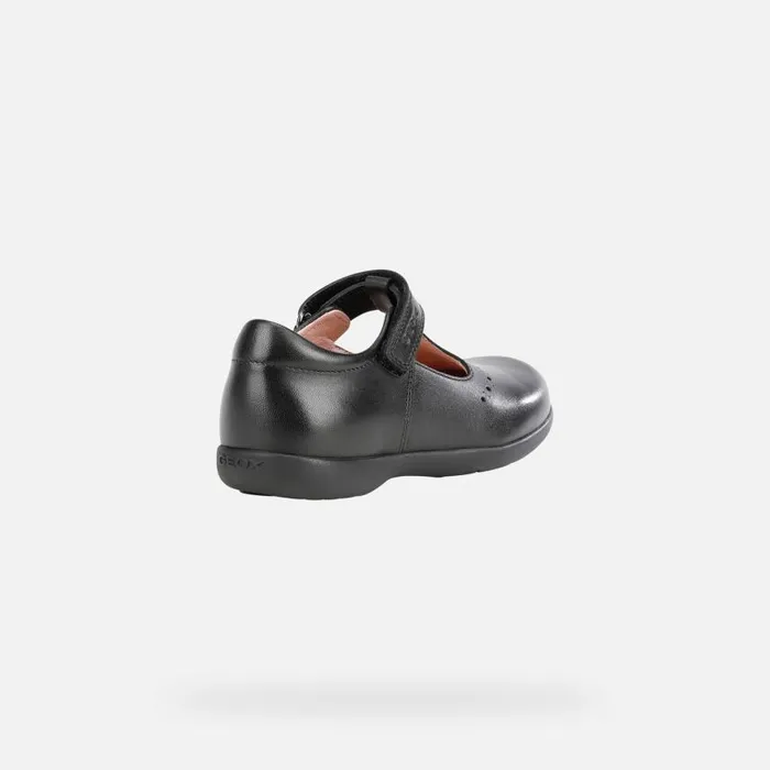 Kids Geox Ballerinas NAIMARA Junior Girl039s Leather Ballerina Flats Online Black