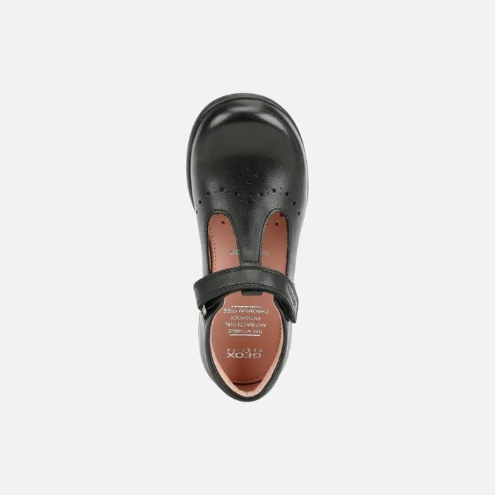 Kids Geox Ballerinas NAIMARA Junior Girl039s Leather Ballerina Flats Online Black
