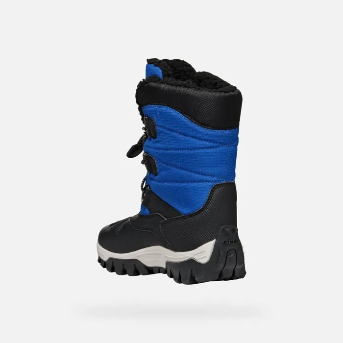 Kids Geox Boots HIMALAYA ABX JUNIOR RoyalBlack Waterproof Boots Royalblack