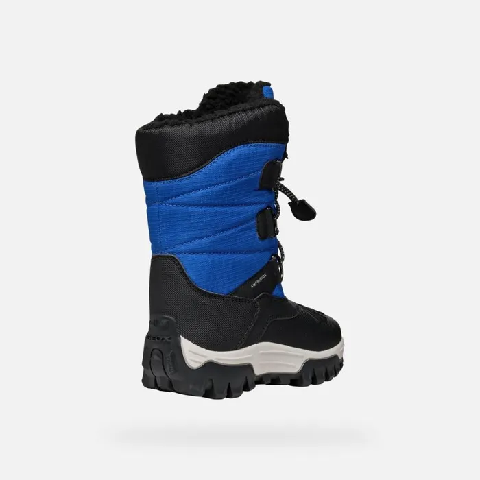 Kids Geox Boots HIMALAYA ABX JUNIOR RoyalBlack Waterproof Boots Royalblack
