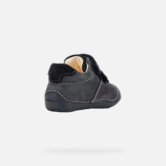 Kids Geox First Steps TUTIM Sneakers With Straps Navy Baby Geox Navy