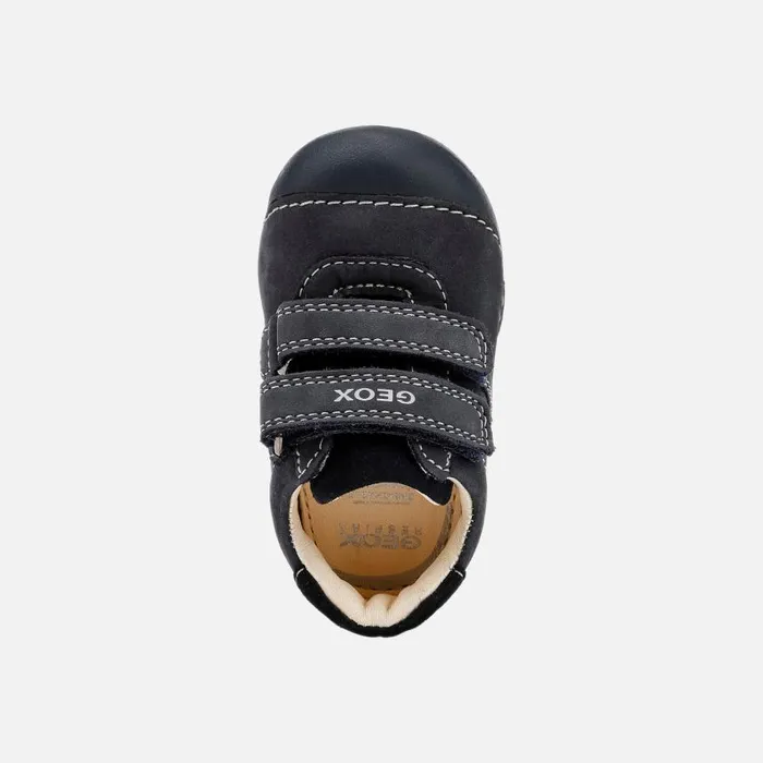 Kids Geox First Steps TUTIM Sneakers With Straps Navy Baby Geox Navy