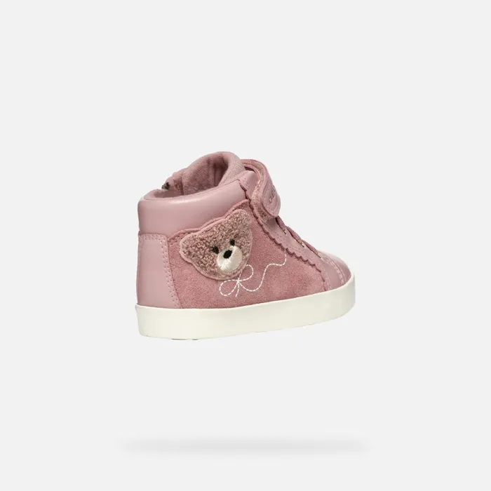Kids Geox Sneakers KILWI TODDLER GIRL Antique Rose High Top Sneakers Antique Rose