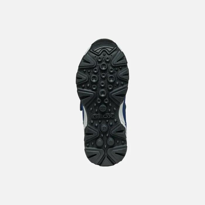 Kids Geox Sneakers MAGNETAR ABX JUNIOR Navy Low Top Sneakers Navy