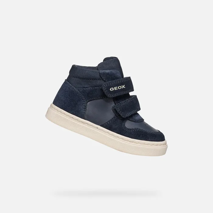 Kids Geox Sneakers NASHIK TODDLER BOY Navy High Top Sneakers Navy