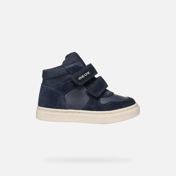 Kids Geox Sneakers NASHIK TODDLER BOY Navy High Top Sneakers Navy