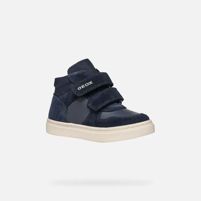 Kids Geox Sneakers NASHIK TODDLER BOY Navy High Top Sneakers Navy
