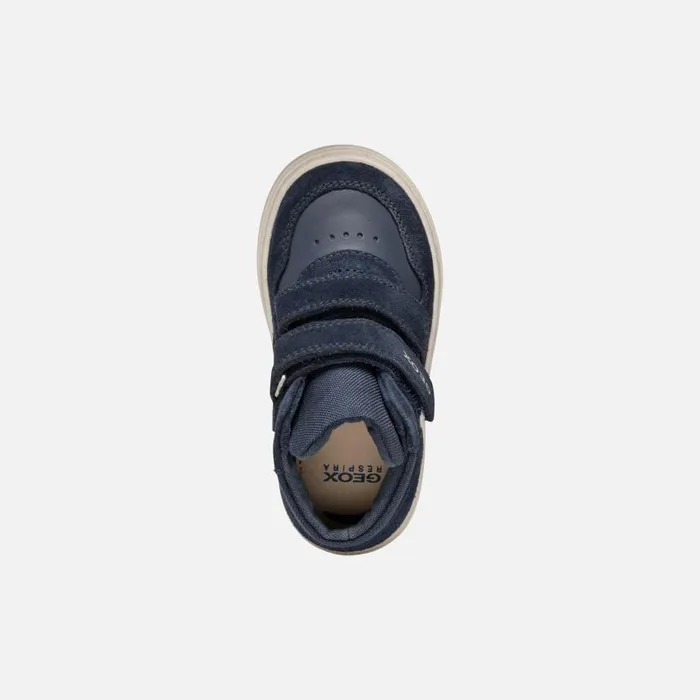 Kids Geox Sneakers NASHIK TODDLER BOY Navy High Top Sneakers Navy