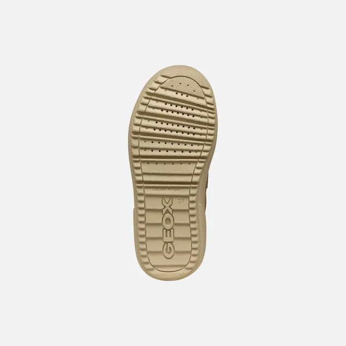 Kids Geox Sneakers THELEVEN BOY Cognac Low Top Sneakers Cognac