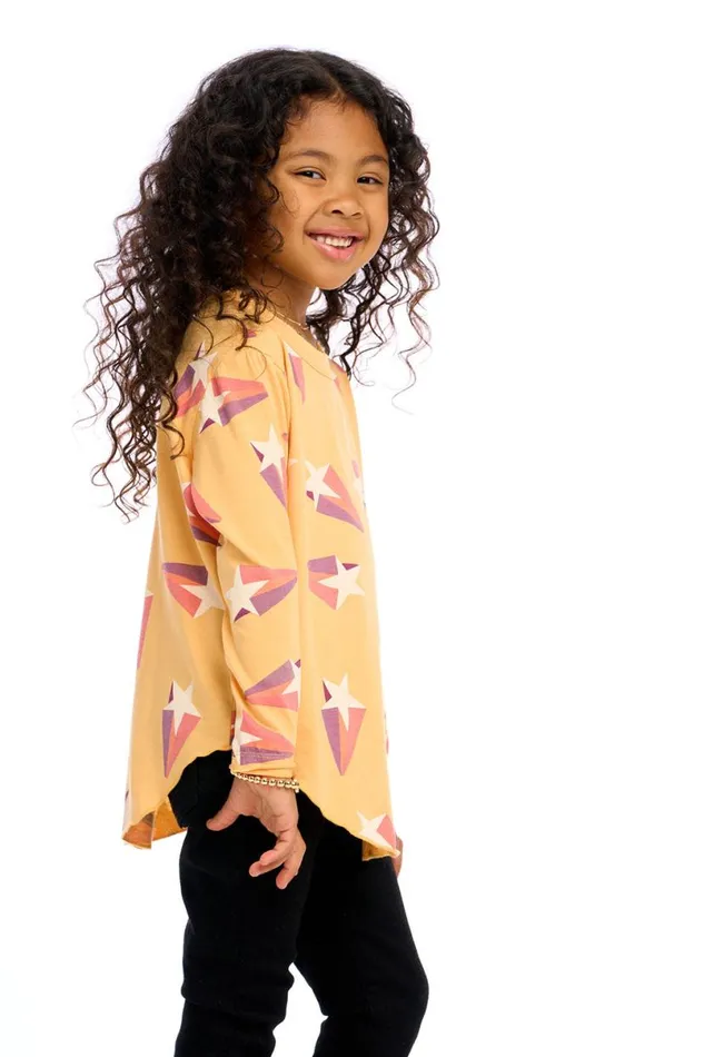 Kids Girls Chaser Brand 3D Stars