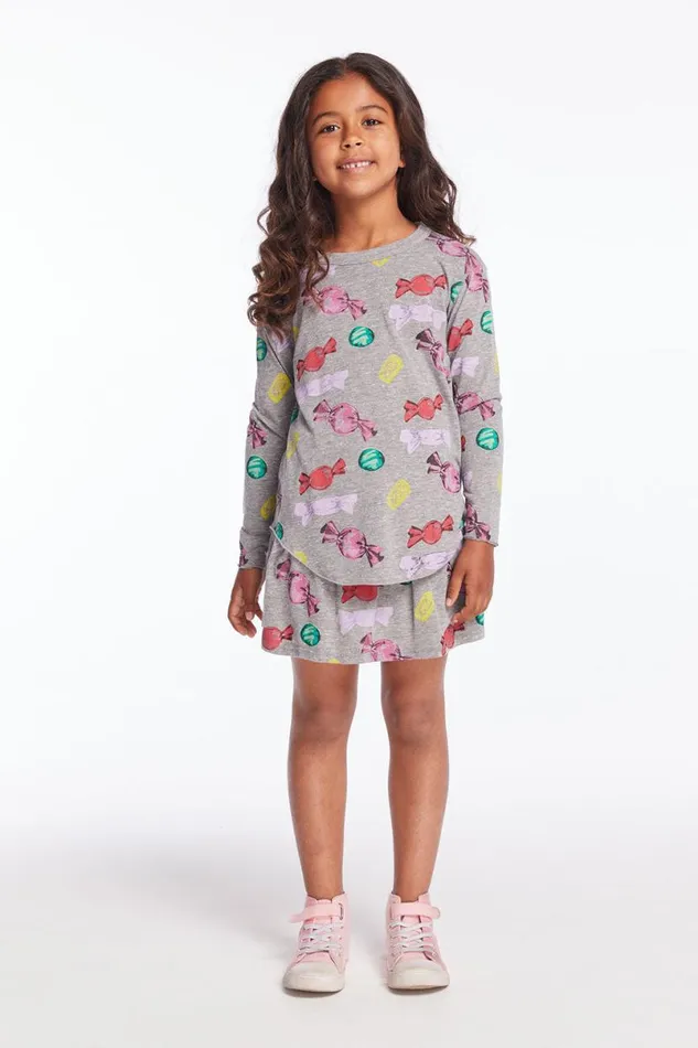 Kids Girls Chaser Brand Allover Candy Girls Skort