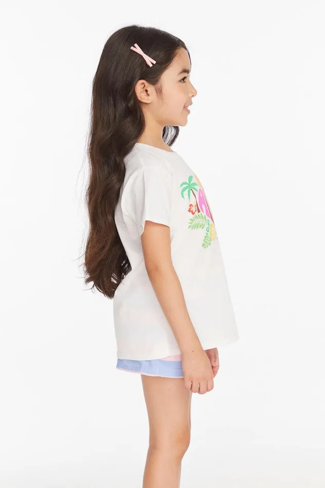 Kids Girls Chaser Brand Aloha Girls Tee