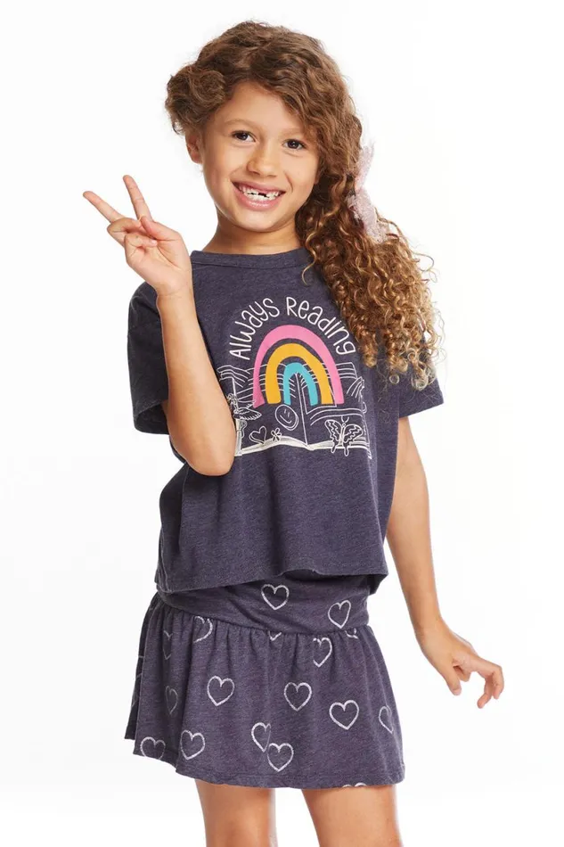Kids Girls Chaser Brand Always Reading