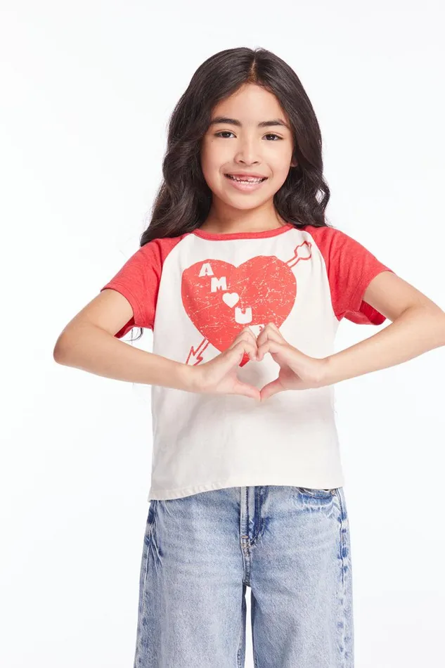 Kids Girls Chaser Brand Amour Girls Tee