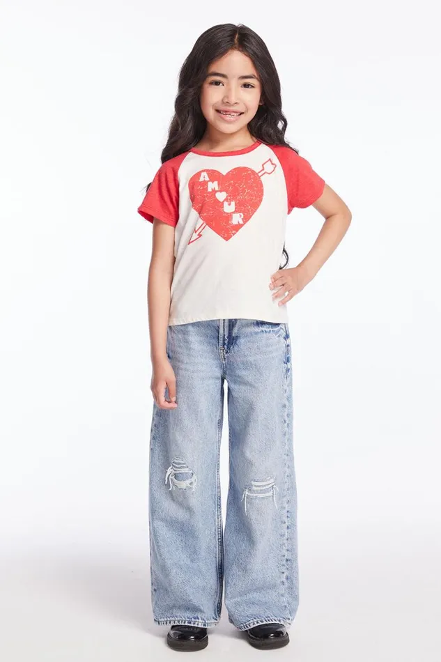 Kids Girls Chaser Brand Amour Girls Tee