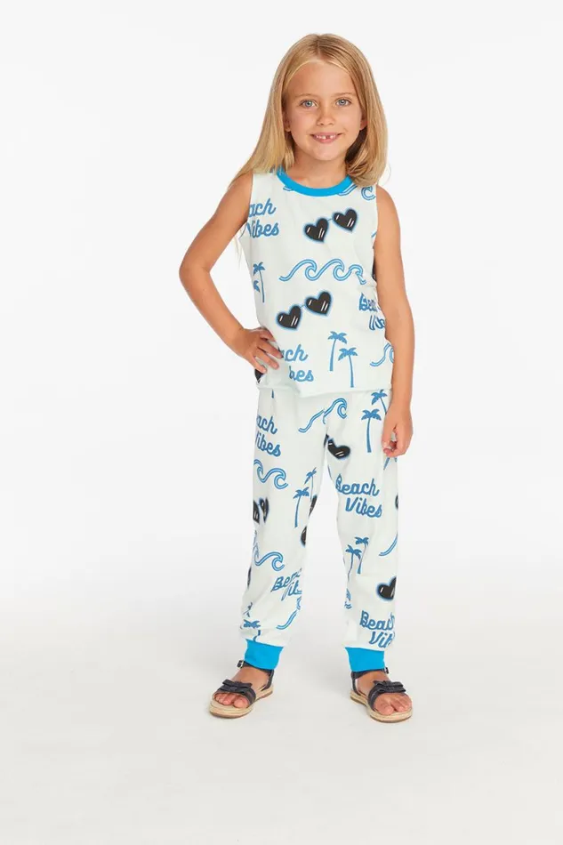 Kids Girls Chaser Brand Beach Vibes Girls Millie Tank