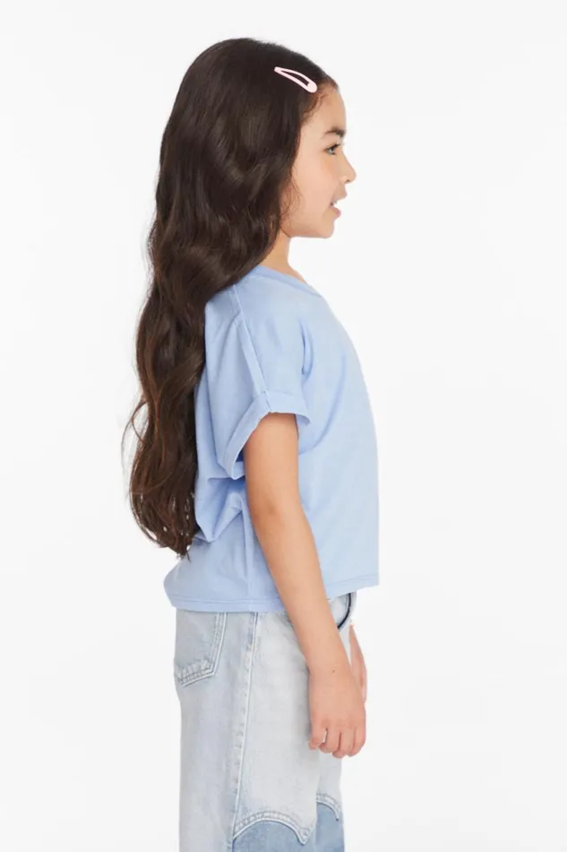 Kids Girls Chaser Brand Bolt Heart Girls Tee