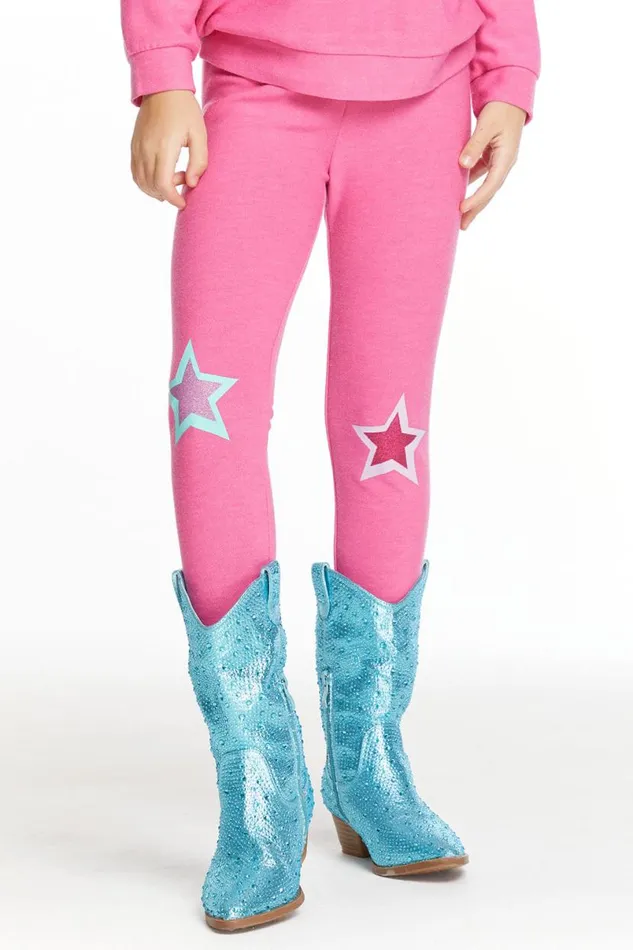 Kids Girls Chaser Brand Bright Stars Leggings