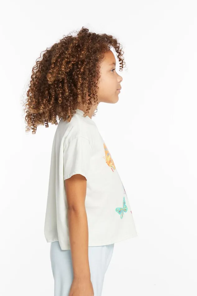 Kids Girls Chaser Brand Butterflies Girls Tee