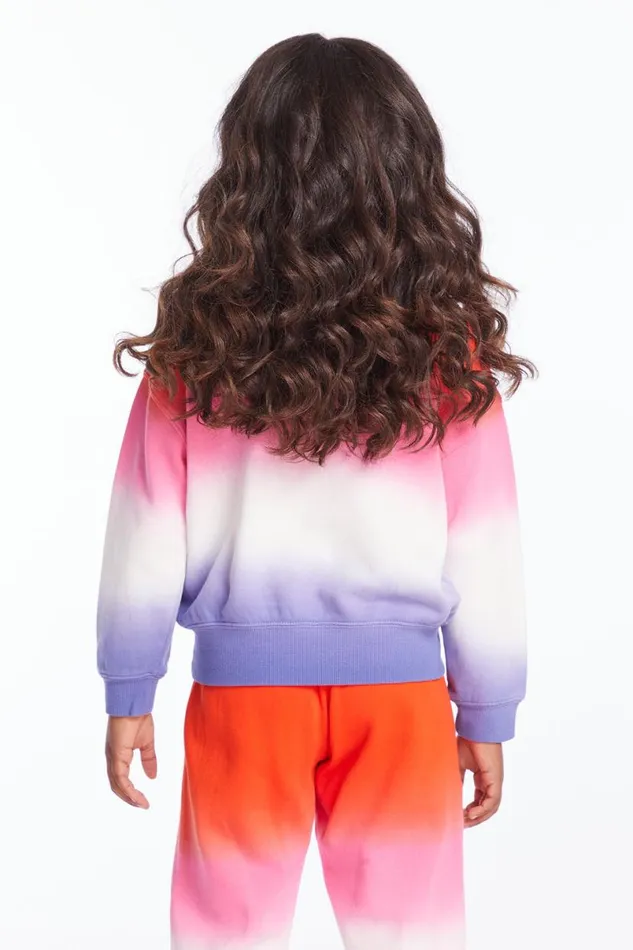 Kids Girls Chaser Brand Casbah Candy Sunset Girls Pullover