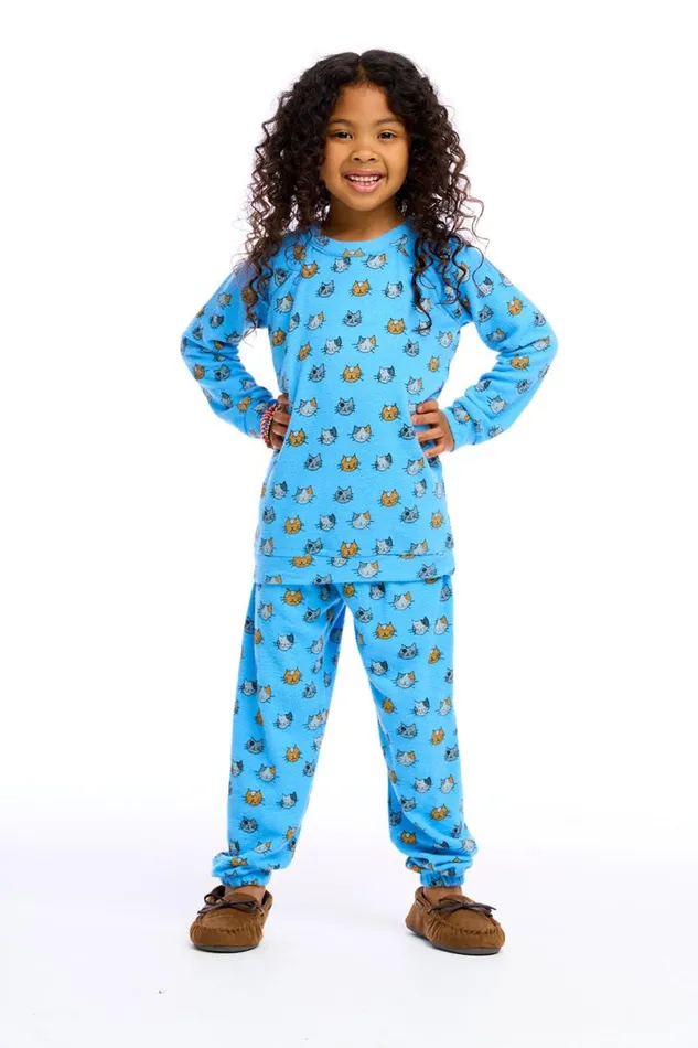 Kids Girls Chaser Brand Cat Pullover