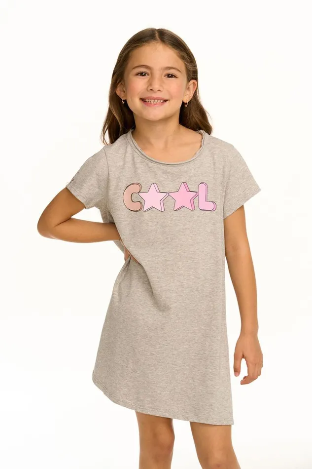 Kids Girls Chaser Brand Cool Star TShirt Dress