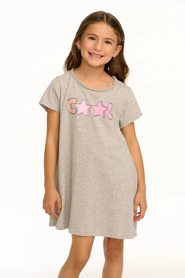 Kids Girls Chaser Brand Cool Star TShirt Dress