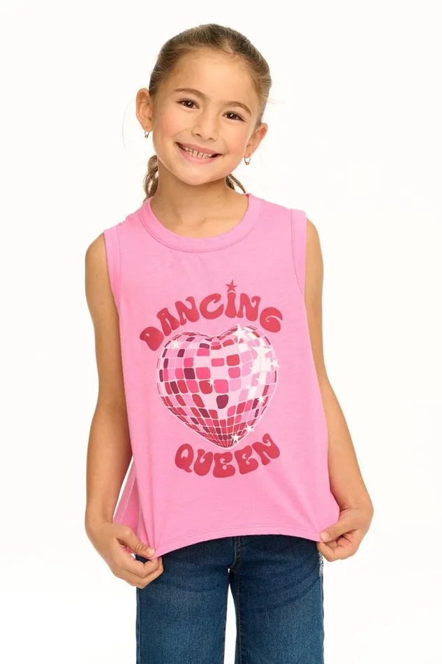 Kids Girls Chaser Brand Dancing Queen Flouncy Tank