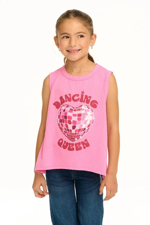 Kids Girls Chaser Brand Dancing Queen Flouncy Tank