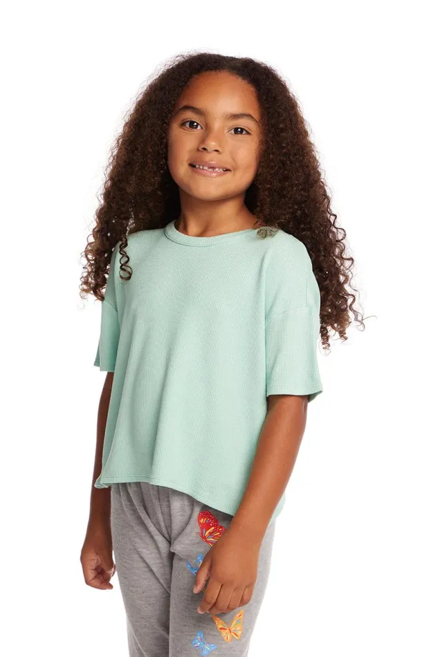 Kids Girls Chaser Brand Devin Spring Bud Girls Tee