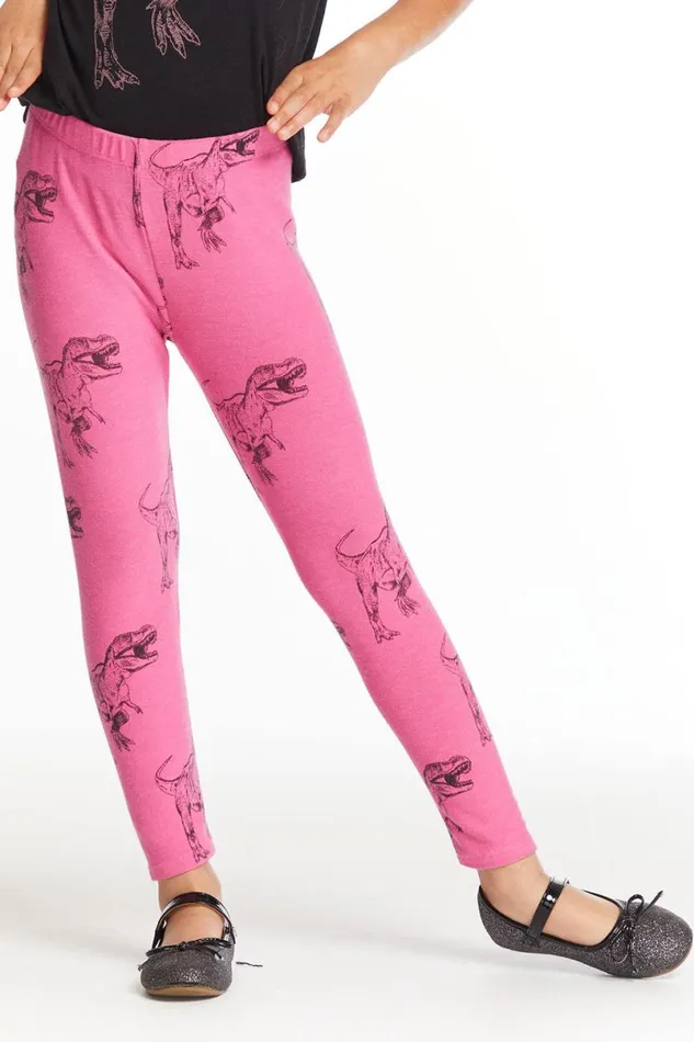 Kids Girls Chaser Brand Dino Time Girls Classic Legging