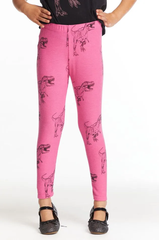 Kids Girls Chaser Brand Dino Time Girls Classic Legging