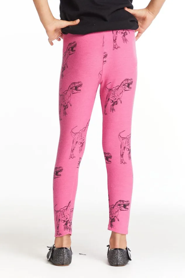 Kids Girls Chaser Brand Dino Time Girls Classic Legging