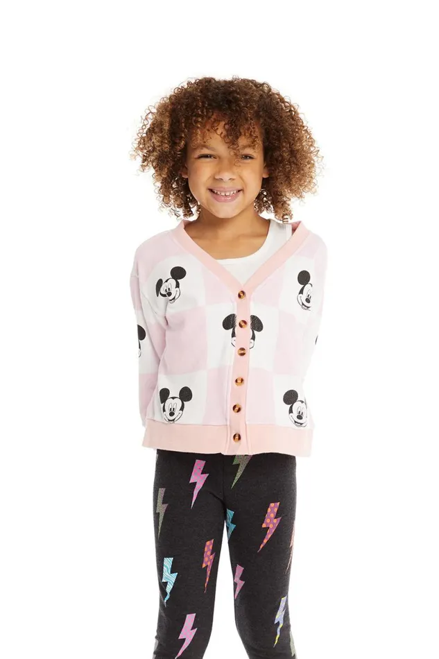 Kids Girls Chaser Brand Disney039s Mickey Mouse Cardigan