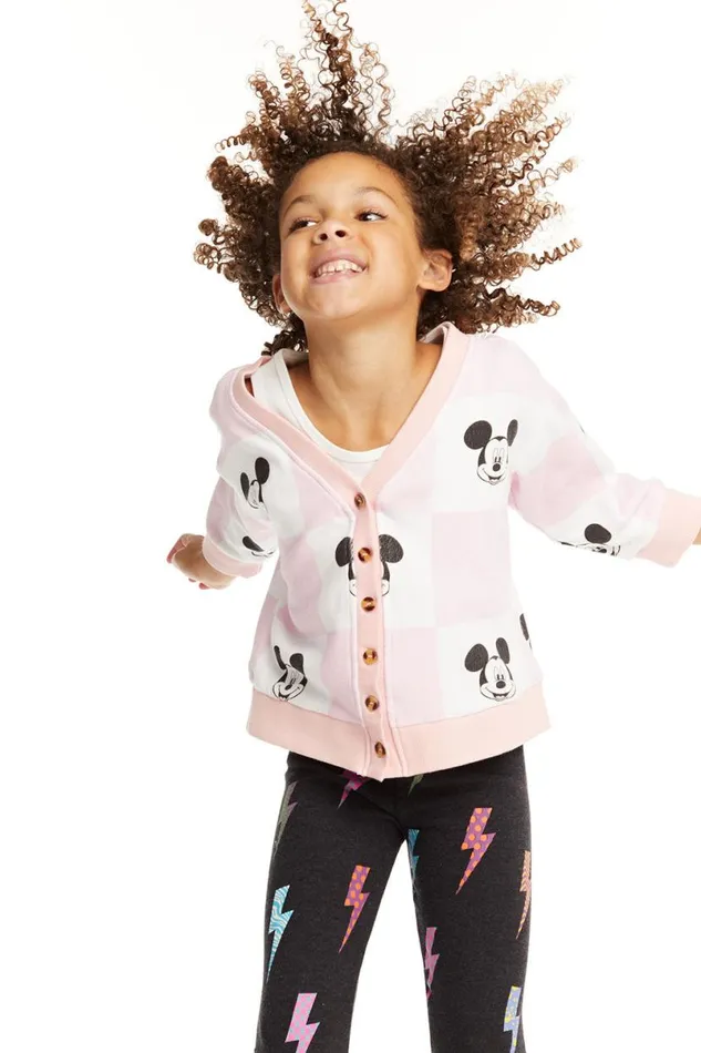 Kids Girls Chaser Brand Disney039s Mickey Mouse Cardigan