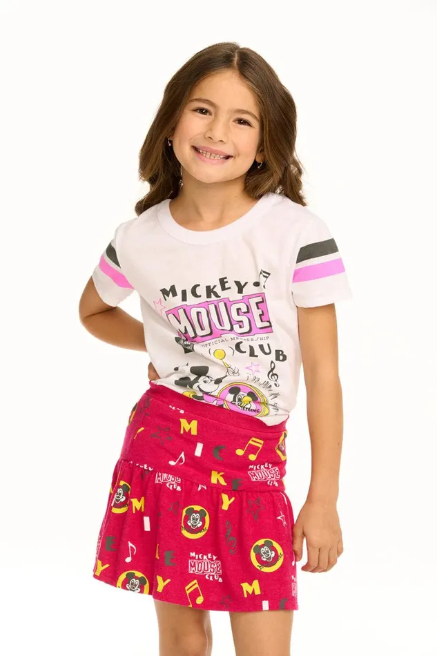 Kids Girls Chaser Brand Disney 100 8211 Mickey Mouse Club Skort