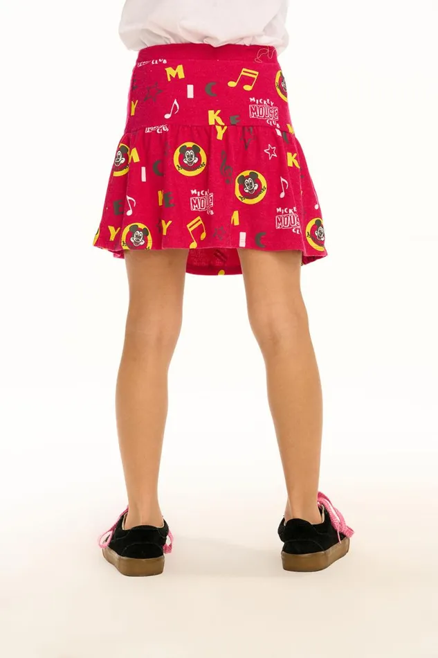 Kids Girls Chaser Brand Disney 100 8211 Mickey Mouse Club Skort